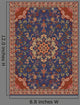 Oriental Floral Carpet Design Illustration Wall Decal