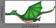 Flying Dragon Illustration Wall Decal
