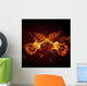 Guitar Fire Wall Decal