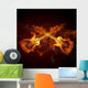 Guitar Fire Wall Decal