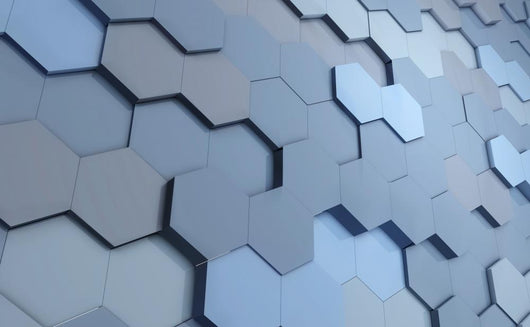 Blue Cells Wall Decal