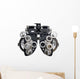 Optometrist Diopter White Wall Decal