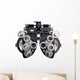 Optometrist Diopter White Wall Decal