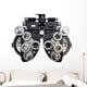 Optometrist Diopter White Wall Decal