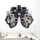 Optometrist Diopter White Wall Decal