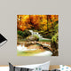 Autumn Creek Woods with Wall Decal