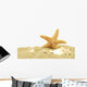 Sea Star and Sand Bank Wall Decal