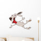 Cheerful Hare Rabbit Wall Decal