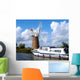 Norfolk Broads and Windmill Wall Decal