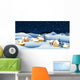 Christmas Landscape Wall Decal