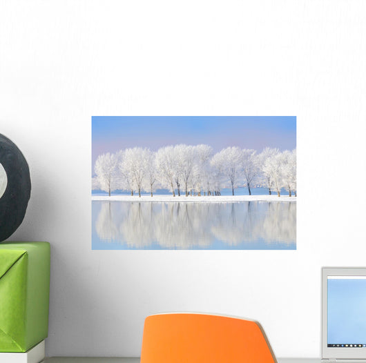 Winter Trees Covered with Wall Decal
