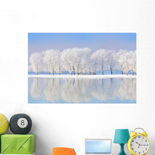 Winter Trees Covered with Wall Decal