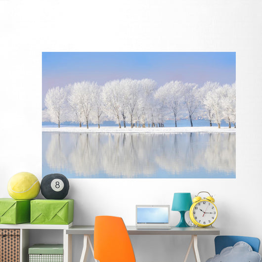 Winter Trees Covered with Wall Decal