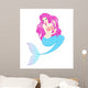 Beautiful Mermaid Wall Decal