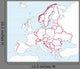 European Map Wall Decal