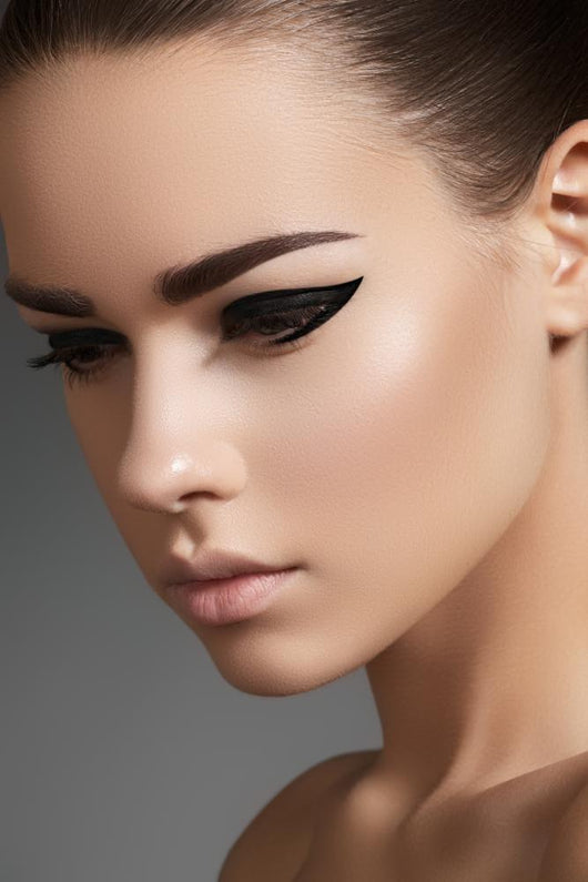 Fashion Elegance Eyeliner Makeup Wall Decal