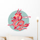 Vibrant Asian Dragon Wall Decal