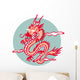 Vibrant Asian Dragon Wall Decal