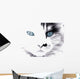 Black and White Cat Wall Decal