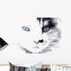 Black and White Cat Wall Decal