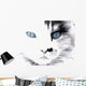 Black and White Cat Wall Decal
