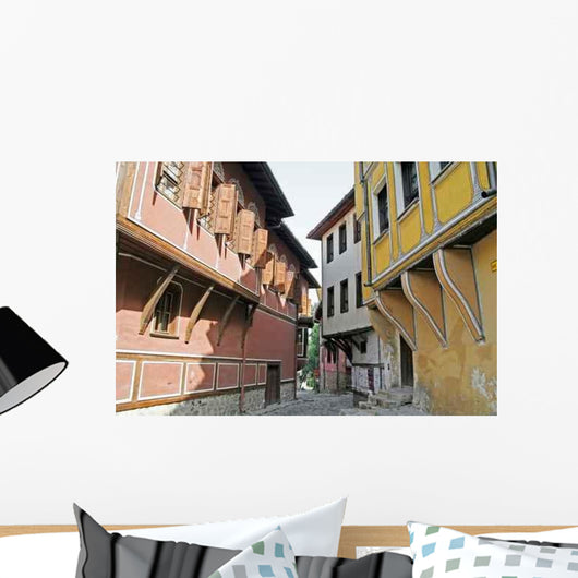 Narrow Street Old Town Wall Decal