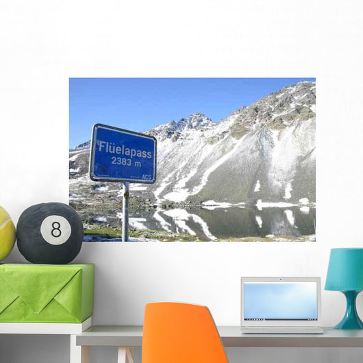 Fl Ela Pass Switzerland Wall Decal