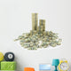 Big Pile Money Green Wall Decal