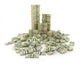 Big Pile Money Green Wall Decal