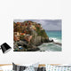 Manarola Italy Cliffside Wall Decal