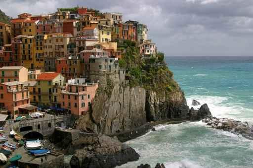 Manarola Italy Cliffside Wall Decal