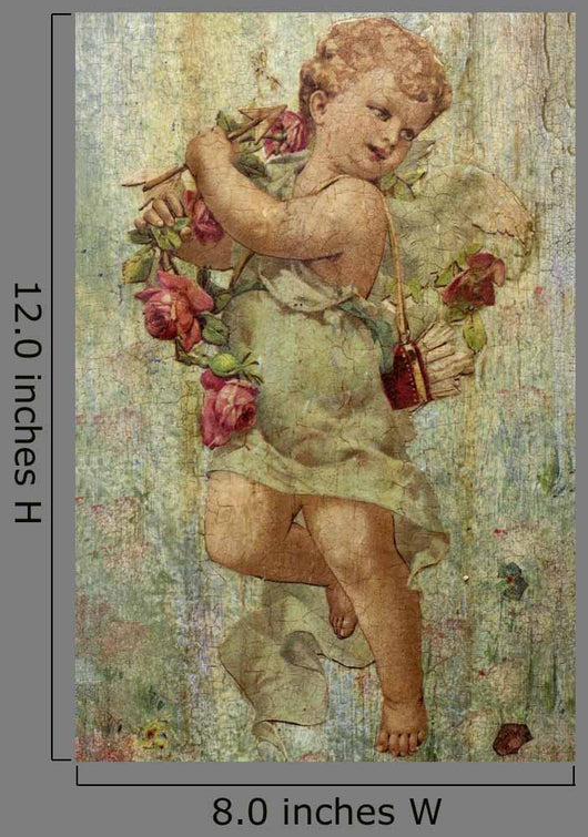 Decoupage Angel 1 Wall Decal