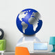 3D Globe Wall Decal