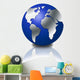 3D Globe Wall Decal