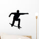 Skateboarding Jump Wall Decal