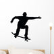 Skateboarding Jump Wall Decal