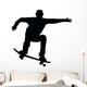 Skateboarding Jump Wall Decal