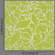 Seamless Green Flowing Floral Pattern Wall Decal