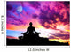 Yoga Meditation Silhouette Pose Wall Decal