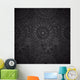 Floral Line Work Seamless Wall Decal