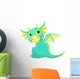 Cartoon Baby Dragon Wall Decal
