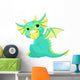 Cartoon Baby Dragon Wall Decal