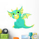 Cartoon Baby Dragon Wall Decal