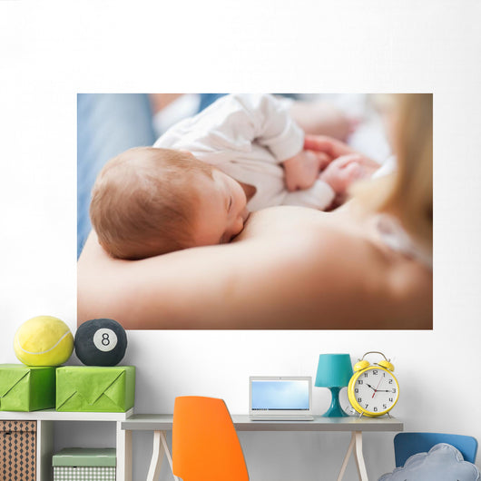 Newborn Getting Suckled Wall Decal
