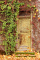 Doorway Old Abandoned Building Wall Decal
