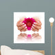 French Nail Pink White Wall Decal