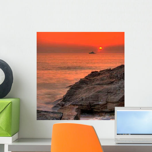 Sunset Ocean Wall Decal