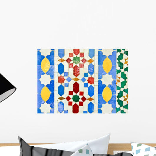 Colorful Mosaic Close-up Wall Decal
