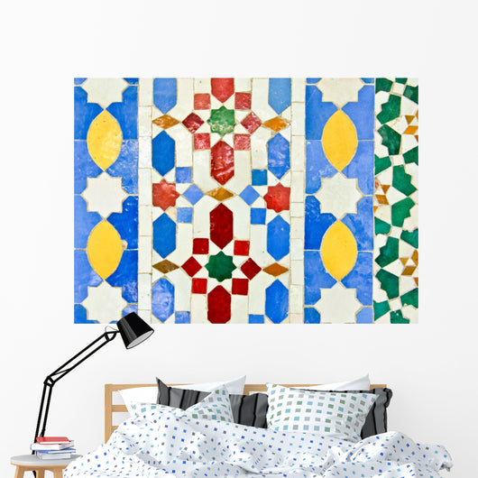 Colorful Mosaic Close-up Wall Decal