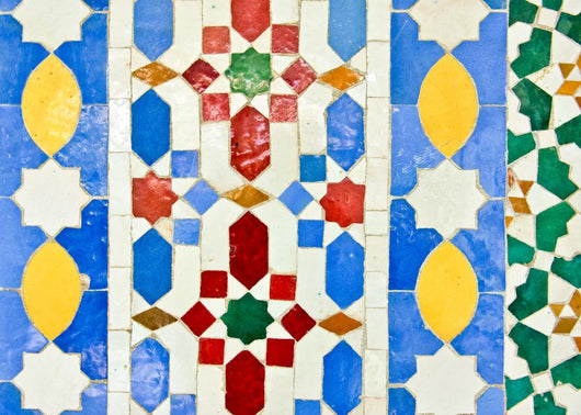 Colorful Mosaic Close-up Wall Decal